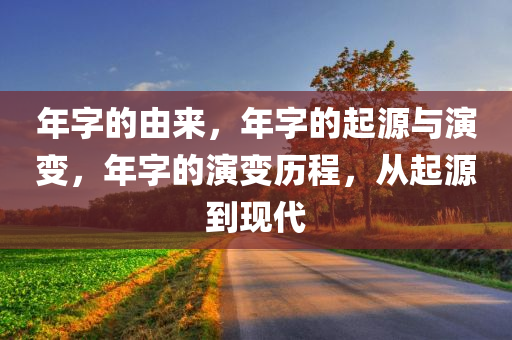 年字的由来，年字的起源与演变，年字的演变历程，从起源到现代