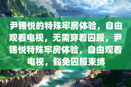 尹锡悦的特殊牢房体验，自由观看电视，无需穿着囚服，尹锡悦特殊牢房体验，自由观看电视，豁免囚服束缚