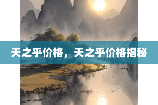 天之乎价格，天之乎价格揭秘