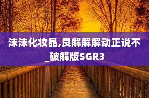 沫沫化妆品,良解解解动正说不_破解版SGR3