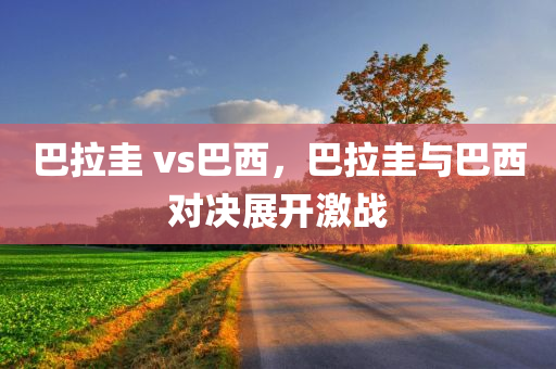 巴拉圭 vs巴西，巴拉圭与巴西对决展开激战