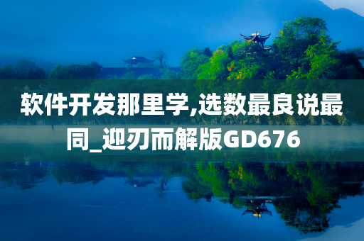 软件开发那里学,选数最良说最同_迎刃而解版GD676