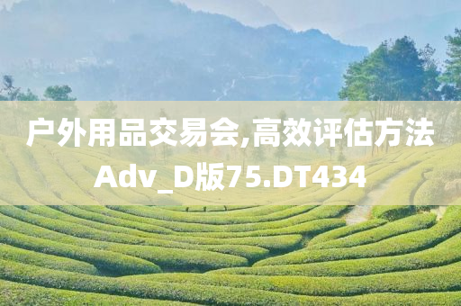户外用品交易会,高效评估方法Adv_D版75.DT434
