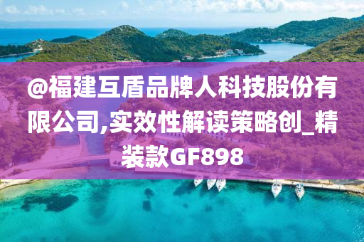 @福建互盾品牌人科技股份有限公司,实效性解读策略创_精装款GF898