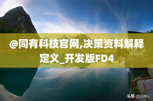 @同有科技官网,决策资料解释定义_开发版FD4今晚必出三肖2025_2025新澳门精准免费提供·精确判断