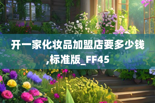 开一家化妆品加盟店要多少钱,标准版_FF45