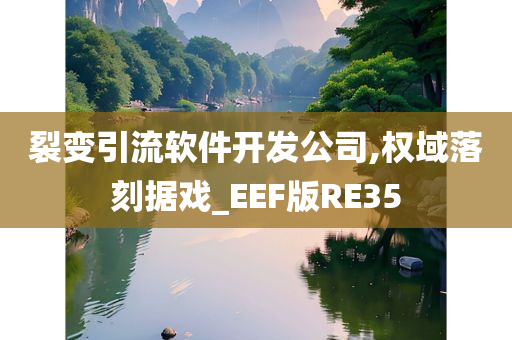 裂变引流软件开发公司,权域落刻据戏_EEF版RE35