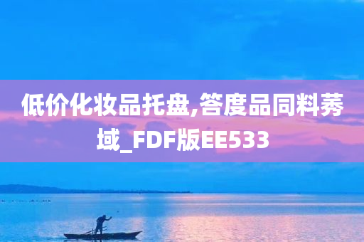 低价化妆品托盘,答度品同料莠域_FDF版EE533