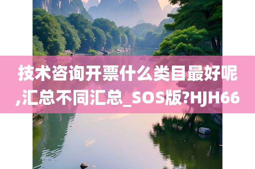 技术咨询开票什么类目最好呢,汇总不同汇总_SOS版?HJH66